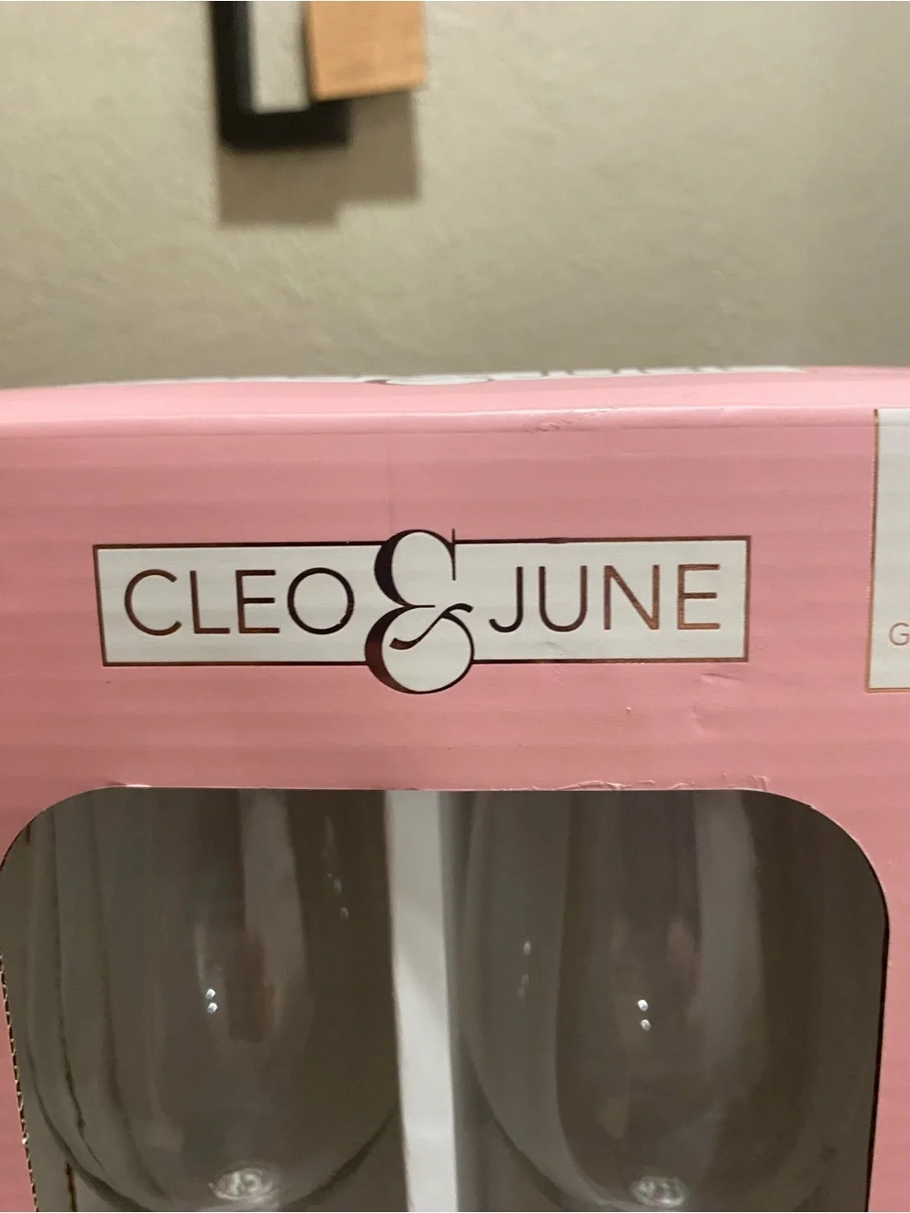 Cleo & June, Set of 2, 8 oz, Bow Champagne Glasses